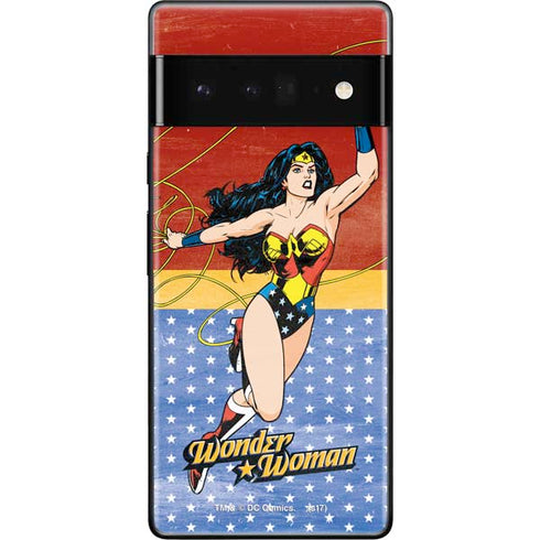 DC Comics Wonder Woman Ready to Fight Google Pixel 6 Pro Skin